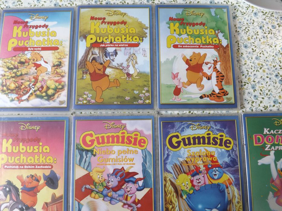 Gumisie, Miki, Donald, Pluto dvd bajki film Puchatek Disney