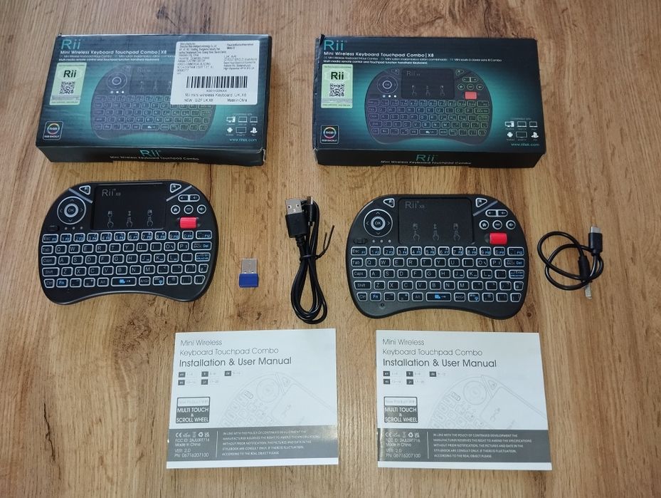 Klawiatura wielofunkcyjna Touchpad Rii x8