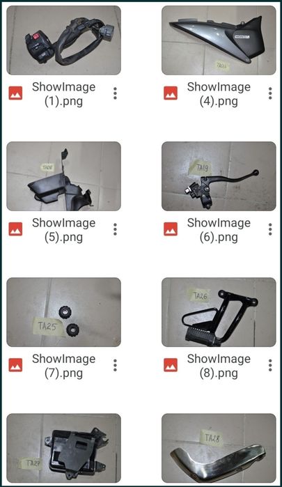 Honda Transalp XL650 01-06, крило переднє, запчастини