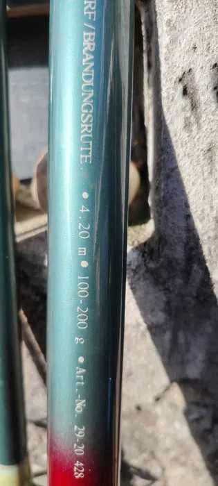 Cana de Pesca Cormoran 4.2 metros+Carrinho MITCHELL316+6kg chumbeiras