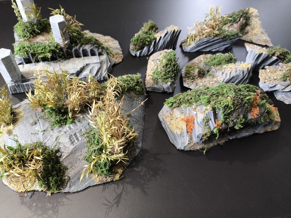 Zestaw makiet do gier bitewnych