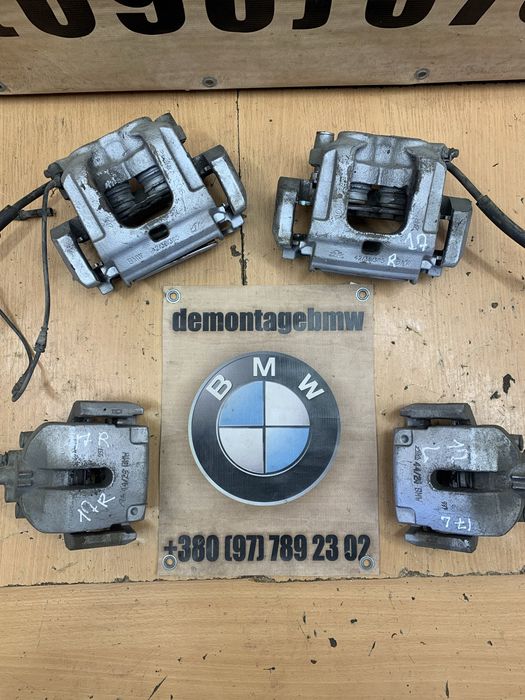 Супорта двохпоршневі BMW X5 E70 4.8i 5.0i гальма гальмівні супорти БМВ Е70 комплект супортів комплетк гальм 4,8 5,0