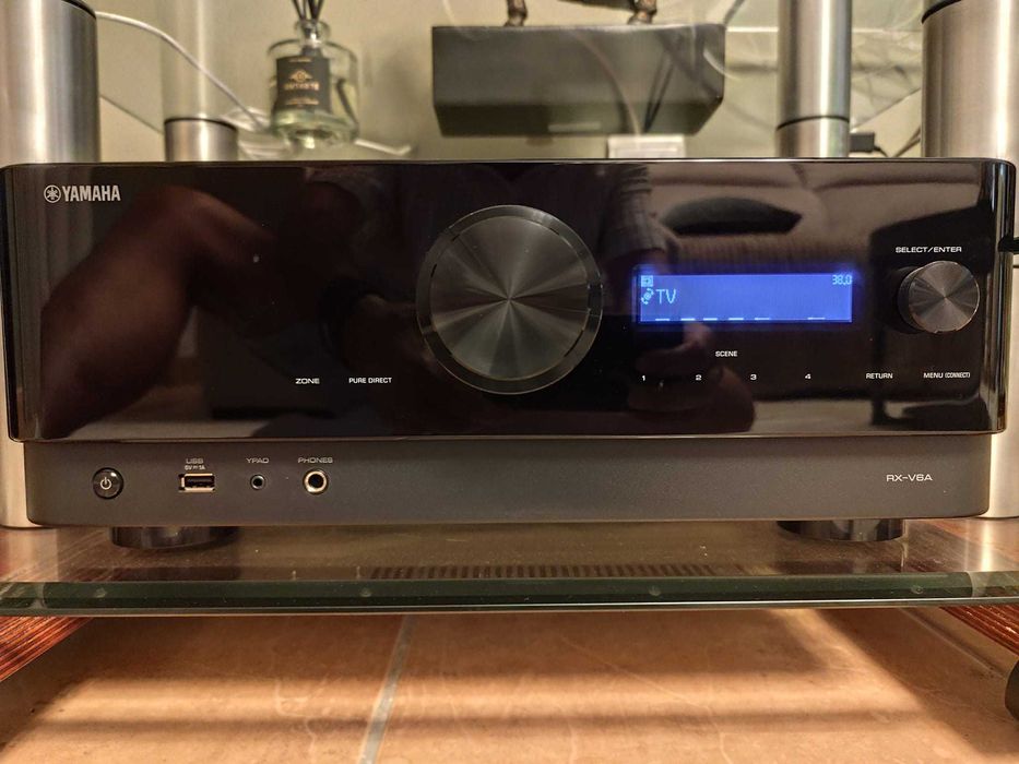 Amplificador Receptor AV Yamaha RX-V6A 8K Black Yamaha Receptor RX-V6A 8K Black Yamaha Receptor RX-V6A 8K Black