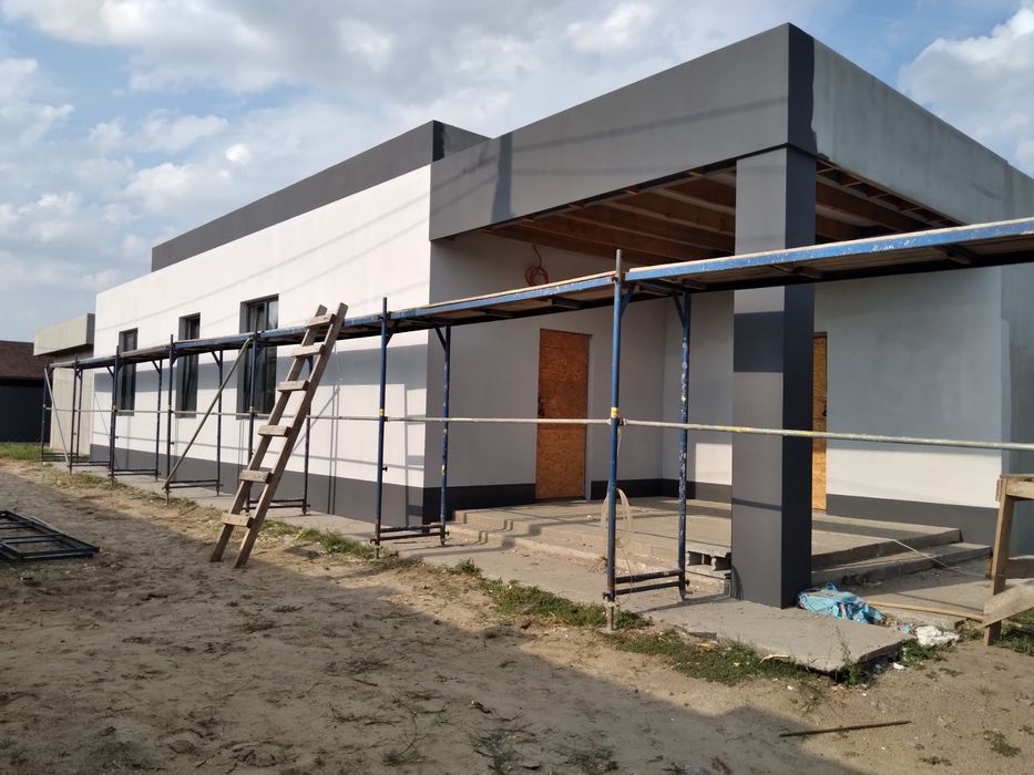 Утепление фасадов,штукатурка и шпаклевка стен!Покраска, демонтаж!