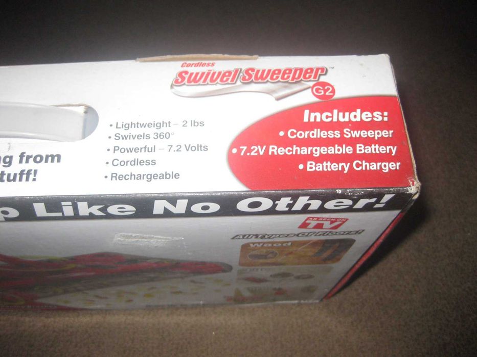 Aspirador Sem Fios “Swivel Sweeper” Novo e Embalado!