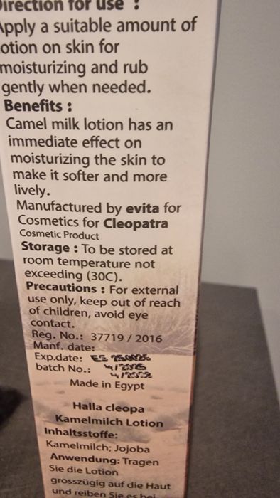 Balsam do ciała Camel Milk Lotion 250 ml