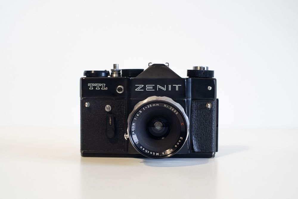 Zenit TTL + Rara Enna München Lithagon 35mm f4.5 (M42)