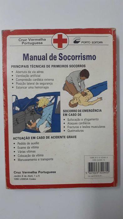 Manual de socorrismo livro antigo