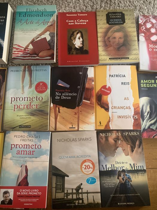Livros  varios titulos e autores cada 10€
