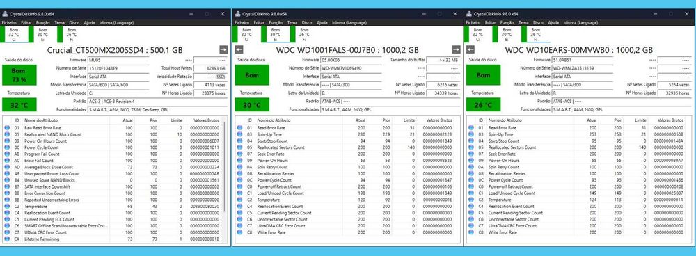 Computador Desktop Intel I5 - 16GB Memória - 2,5TB em Discos - DVD-RW