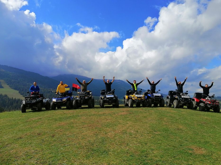 Прокат, подорожі на квадроциклах Brp Can-am, Polaris, Yamaha