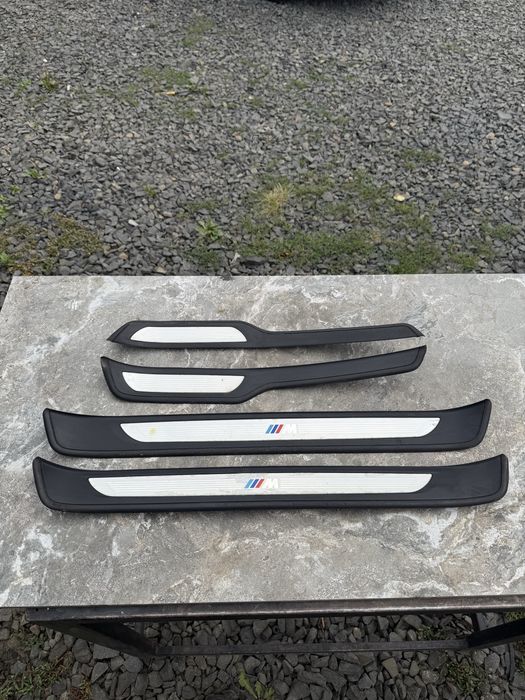 BMW E90 E91 М накладки на пороги салону м пакет е90 е91 Порожки Салона накладка на поріг М