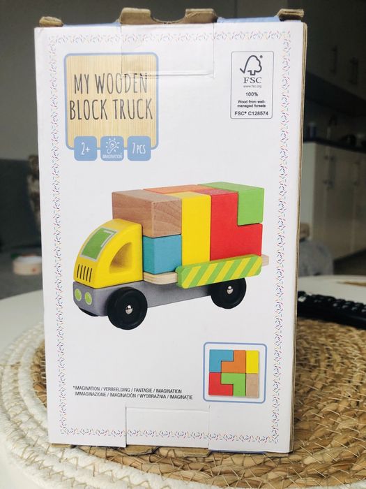 Auto prewniane z klockami