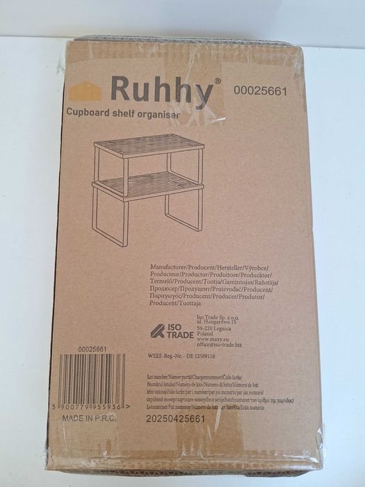 N O W E Półki Loft 4 sztuki bambus kuchenne kuchni łazienki organizer