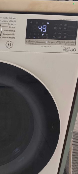Máquina de lavar e secar 6/9k lg