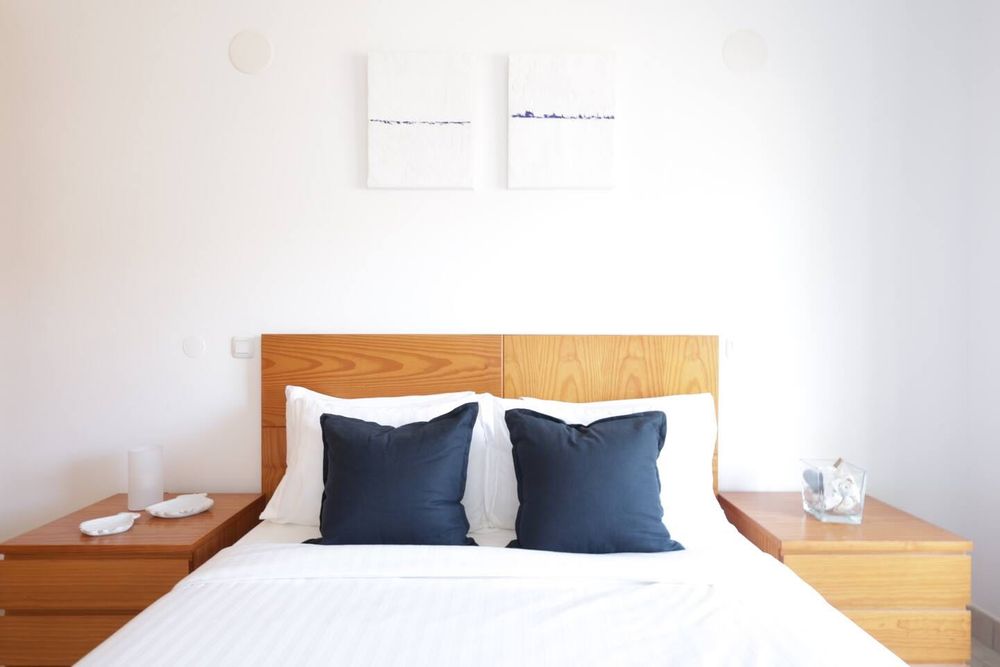 Wooden Bedside Tables Set of 2