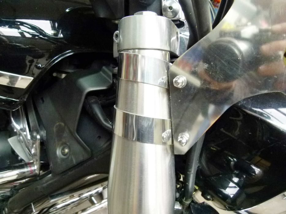 Szyba Yamaha XVS 1300 V Star Bagażnik gmole