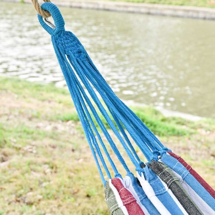 Cama de Rede Portátil em Algodão