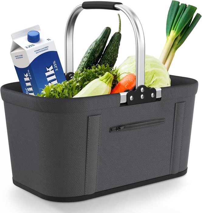 Koszyk na zakupy torba składana wodoodporna 30 L