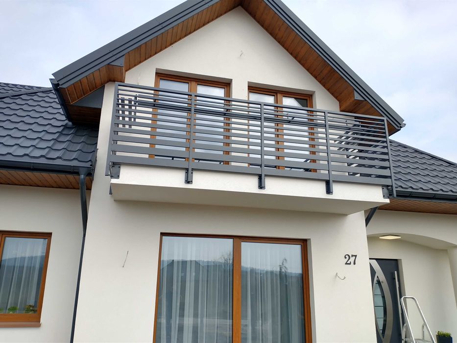 Schody i balustrady stalowe, szklane, tarasy, pergole i zadaszenia,