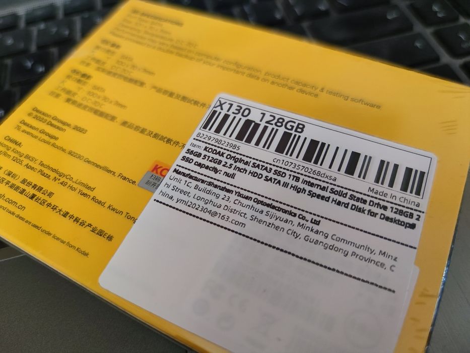 128 Gb. SSD internal. KODAK ССД диск.