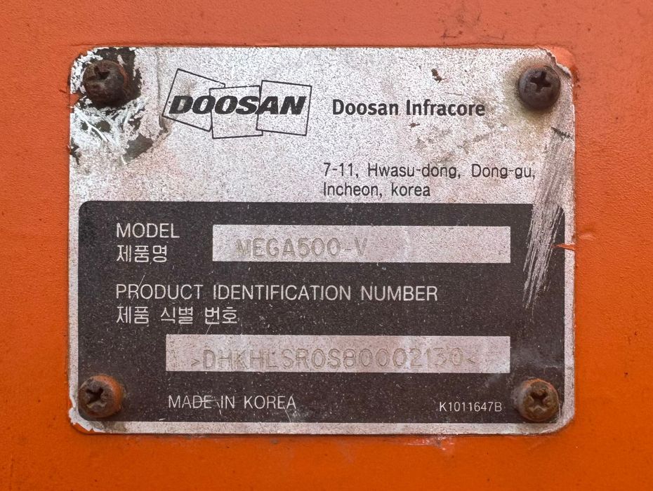 Doosan Mega 500 фронтальний навантажувач