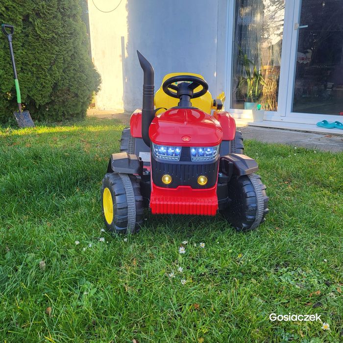 Traktor na akumulator z przyczepką 152cm