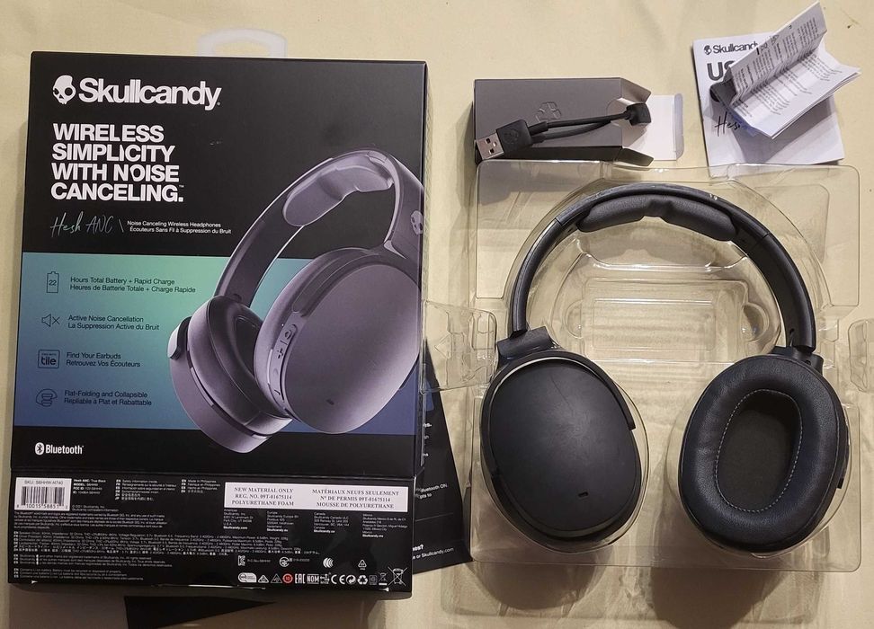 Słuchawki bezprzewodowe Skullcandy Hesh ANC czarne