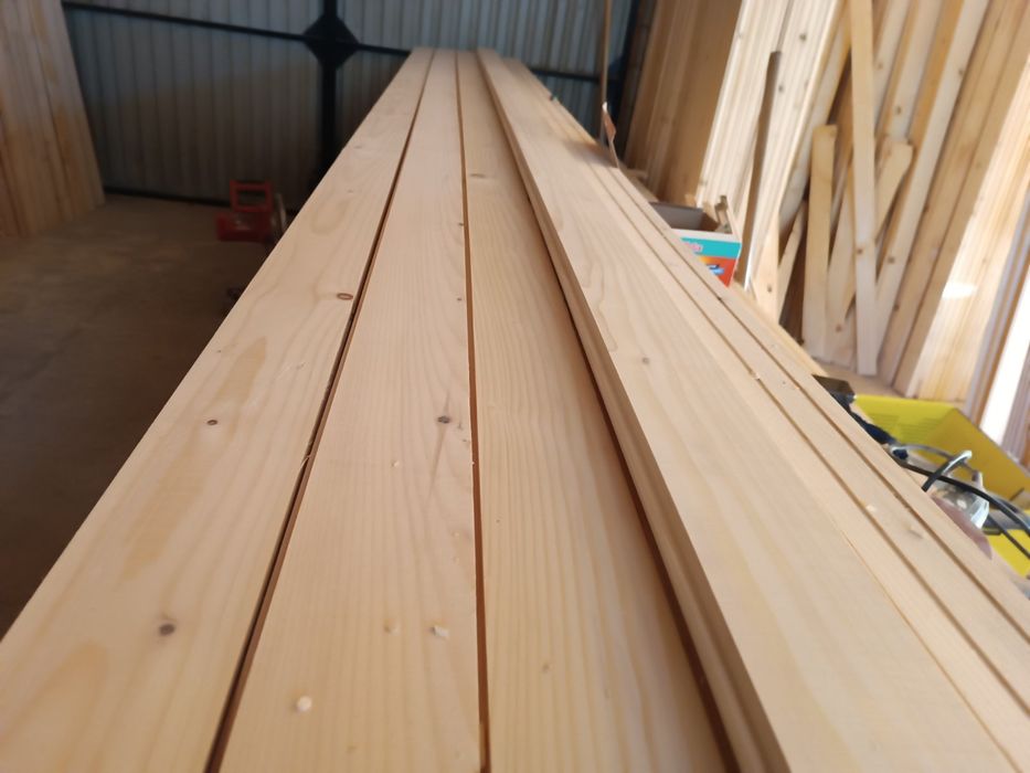 Фальшбрус вагонка дерев'яна підлога