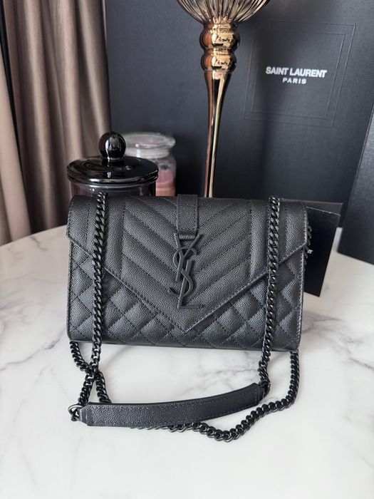 Torebka YSL Envelope black leather