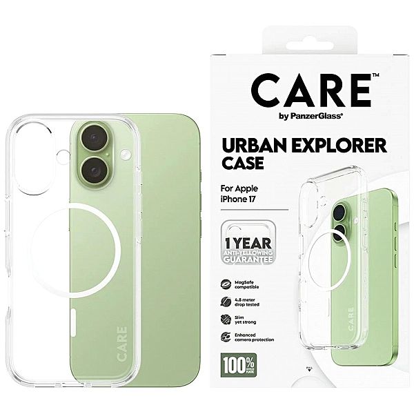 Etui CARE by PanzerGlass Flagship Urban Explorer w. White MagSafe na i