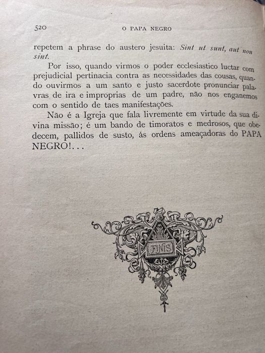 Livro o papa negro vintage E. Mezzabotta