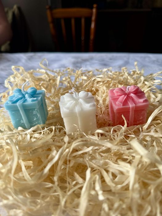 Świeczka sojowa Podziękowania dla gości Prezent Urodziny Chrzest Komun