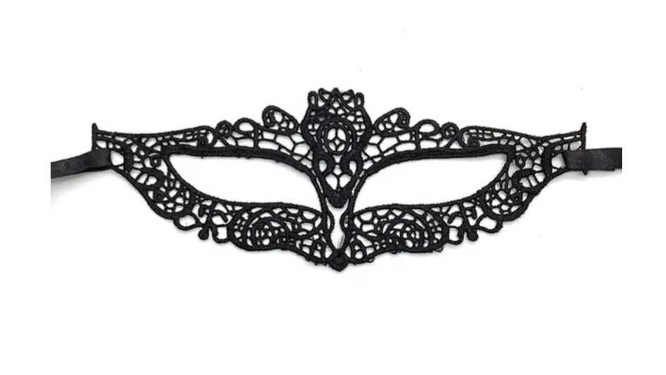 Кружевная маска, карнавальная, игровая, сексуальное белье секс білизна