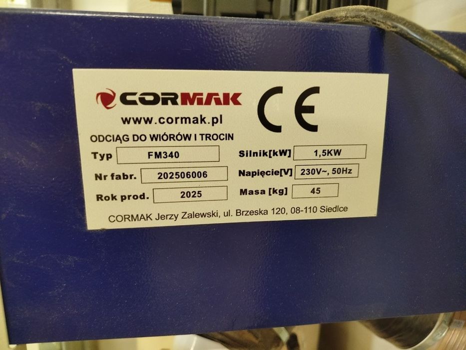 Piła formatowa ALTENDORF F90 z podcinakiem + odciąg CORMAK FM340 2025 | Wózek 300 cm | Super stan