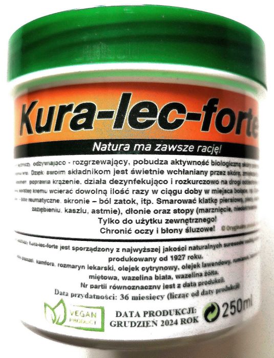 Kura Lec Forte NAJTAniej ! Naturalna MAŚĆ LECZNICZO - ZIOŁOWA 100%