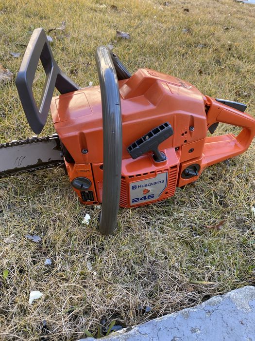 Pilarka spalinowa piła husqvarna 246 stan bdb nowy lancuch SARP
