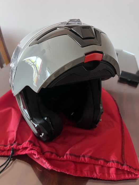 Capacete Bell Srt Nardo cinza modular tamanho M