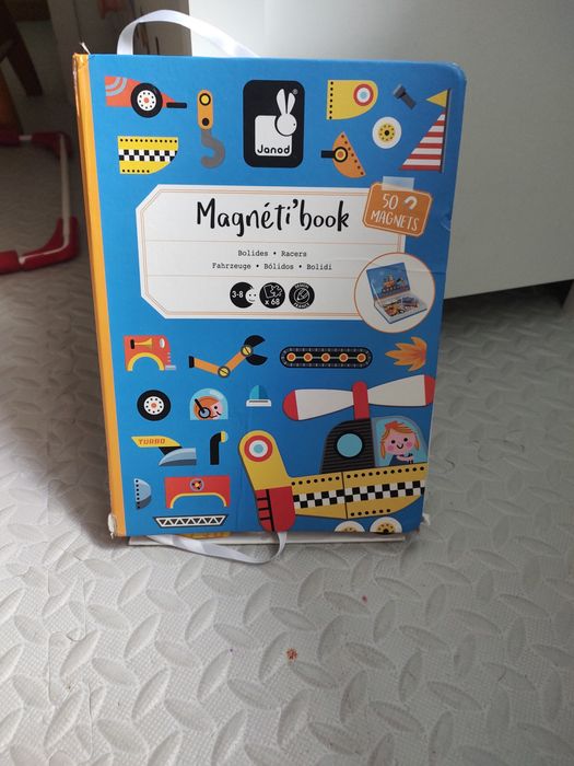 Magneti book Janod Pojazdy NIEKOMPLETNE