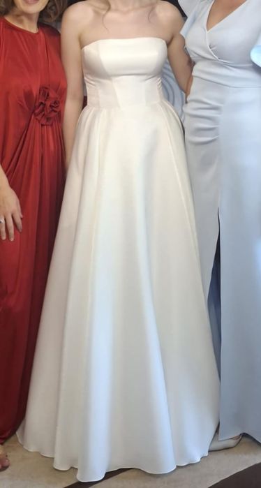 Suknia ślubna gładka 40 42 44