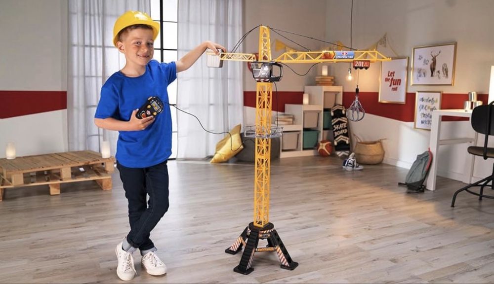 Mega dźwig:120 cm bob budowniczy zabawka OKAZJA
