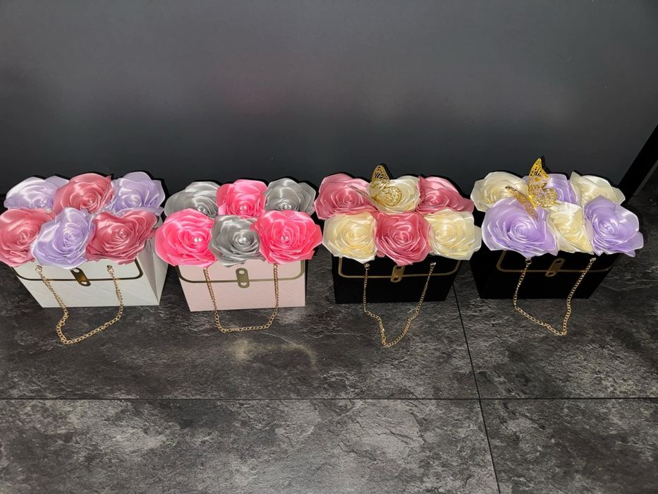 Boxy torebki ręcznie wykonane