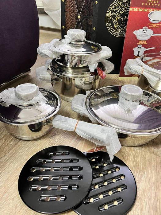 Набор кастрюль Versace Grand Royality Italy (оригинал): 25 000 грн