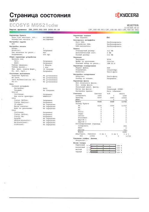 БФП Kyocera ECOSYS M5521cdw