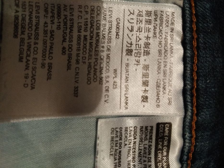 Джинси чоловічіі Levi's 505 straight