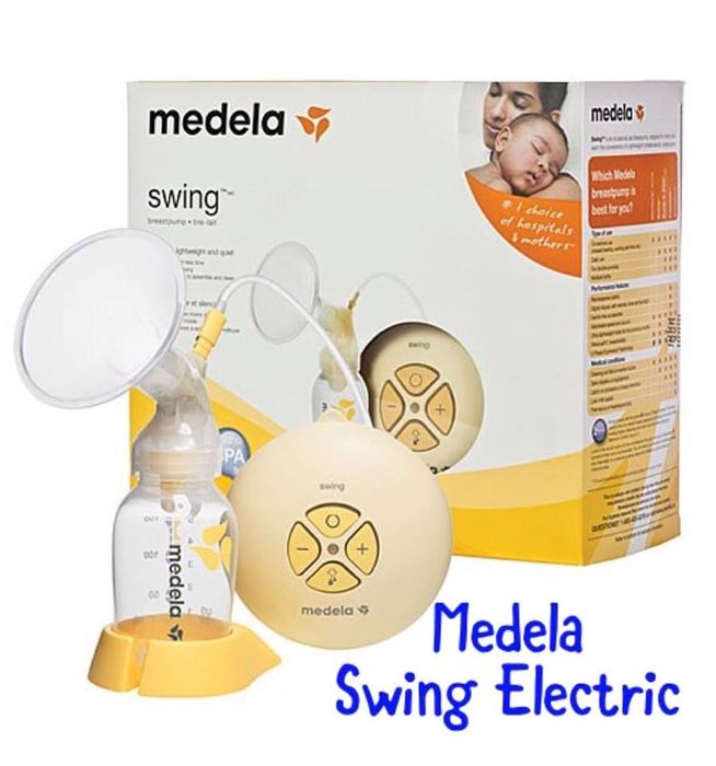 Medela swing електричний молоковідсмоктувач + клапани