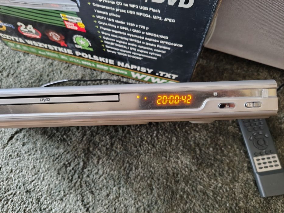 Odtwarzacz DVD Wiwa player HD-238 USB