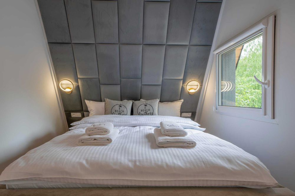 Domki nad jeziorem Nyskim Skorochów. Basen, Jacuzzi Beach Brothers