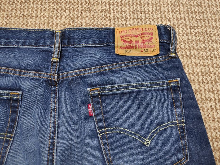 Levi's 514 джинси straight оригінал W32 L32