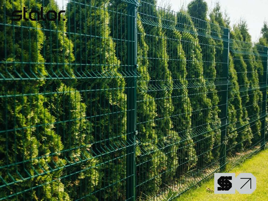 Секційна огорожа 3D.  Паркан секційний. Доставка. Дубно